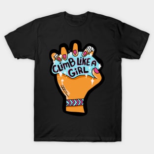 Climb like a girl T-Shirt